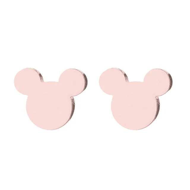 SMJEL Stainless Steel Mickey Charm Bracelet Mickey Children Jewelry Women Cartoon Minnie Bracelets Bangles Kids Gift pulseras