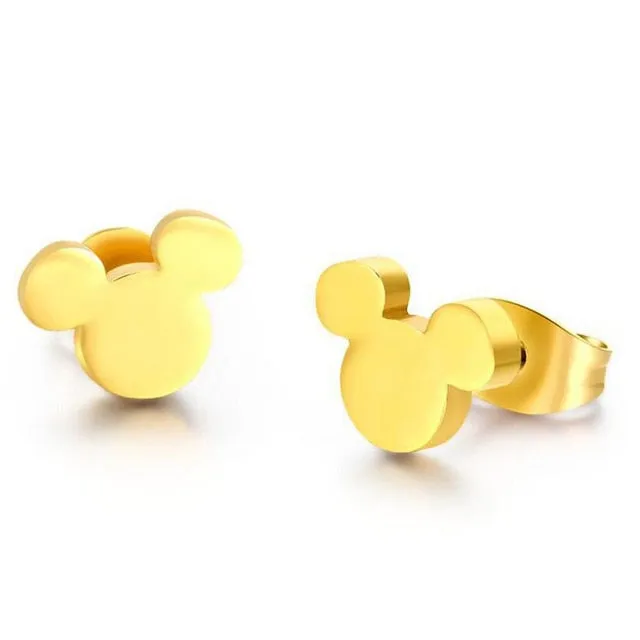 SMJEL Stainless Steel Mickey Charm Bracelet Mickey Children Jewelry Women Cartoon Minnie Bracelets Bangles Kids Gift pulseras