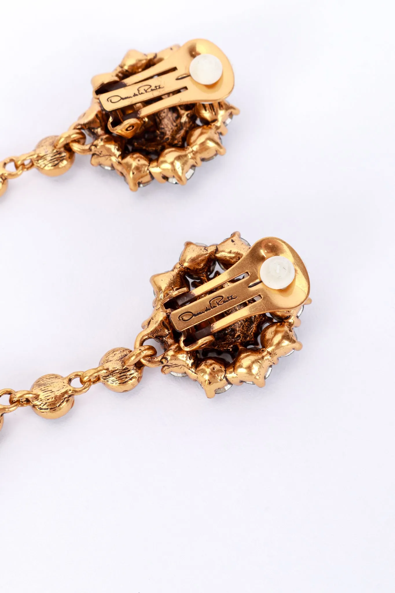 Smoky Crystal Flower Burst Drop Earrings
