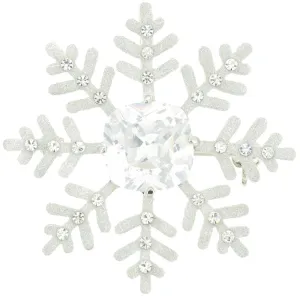 Snowflake Pin Swarovski Crystal Christmas Pin Brooch And Pendant