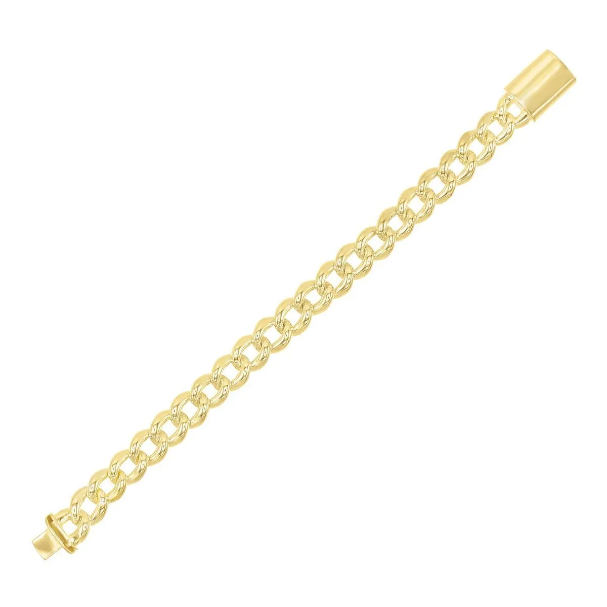 Solid Chain Link Bracelet