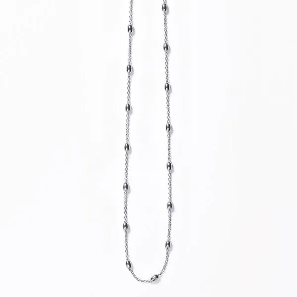 Southern Gates Sterling Silver Rice Bead Satellite Chain KAR605, 16" (97100)