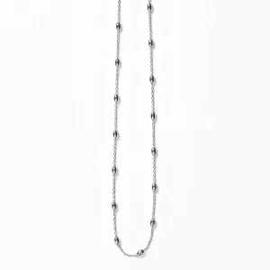 Southern Gates Sterling Silver Rice Bead Satellite Chain KAR605, 16" (97100)