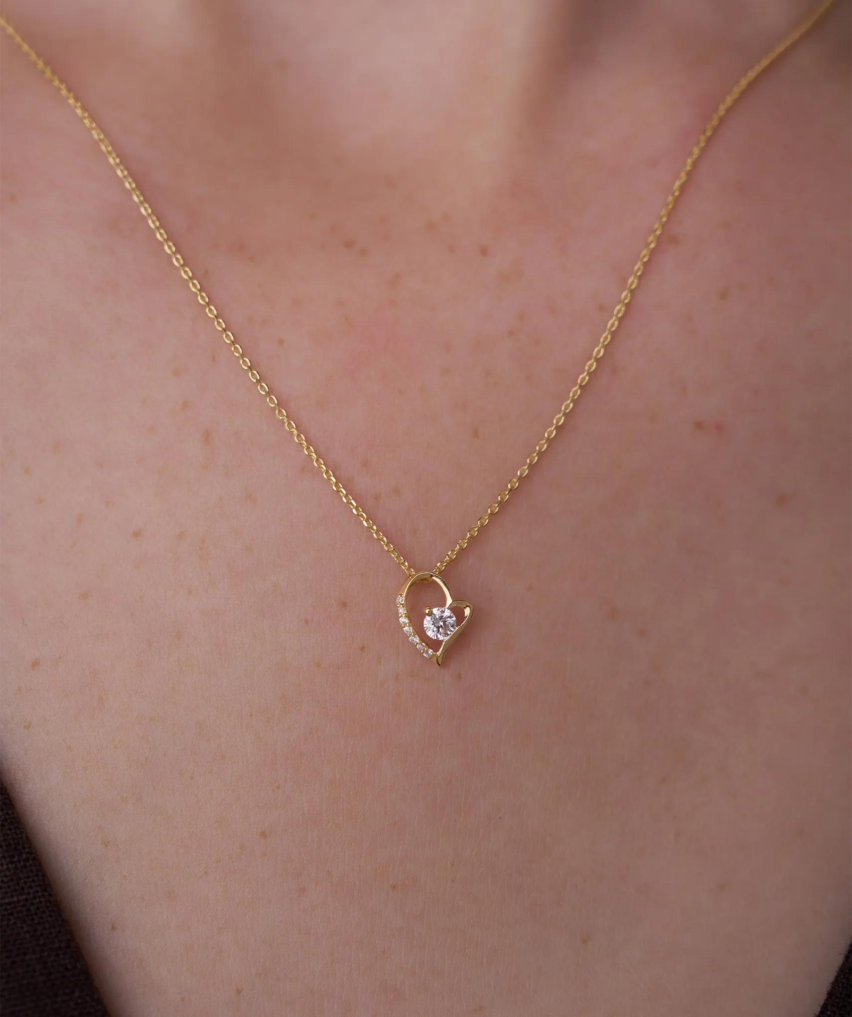 Sparkling Devotion Heart Pendant