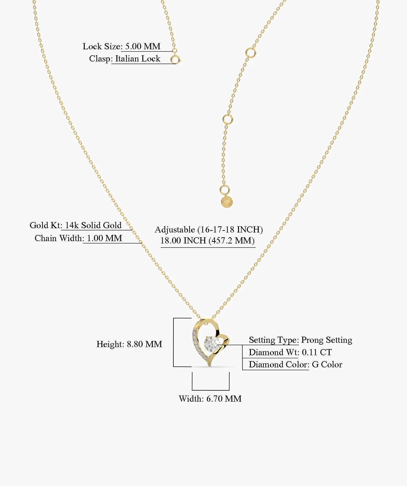 Sparkling Devotion Heart Pendant