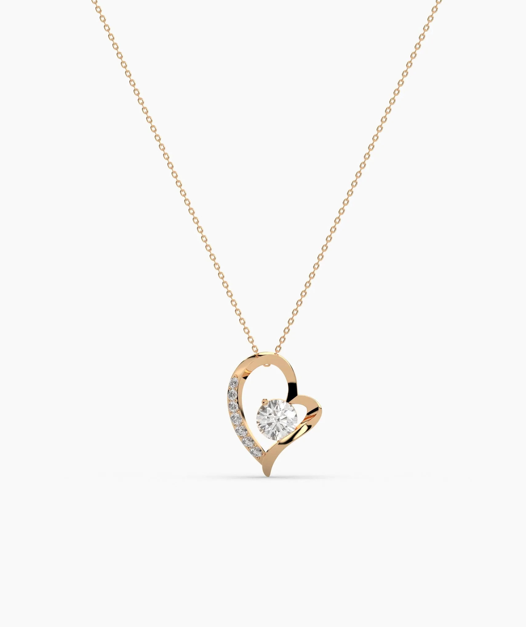 Sparkling Devotion Heart Pendant