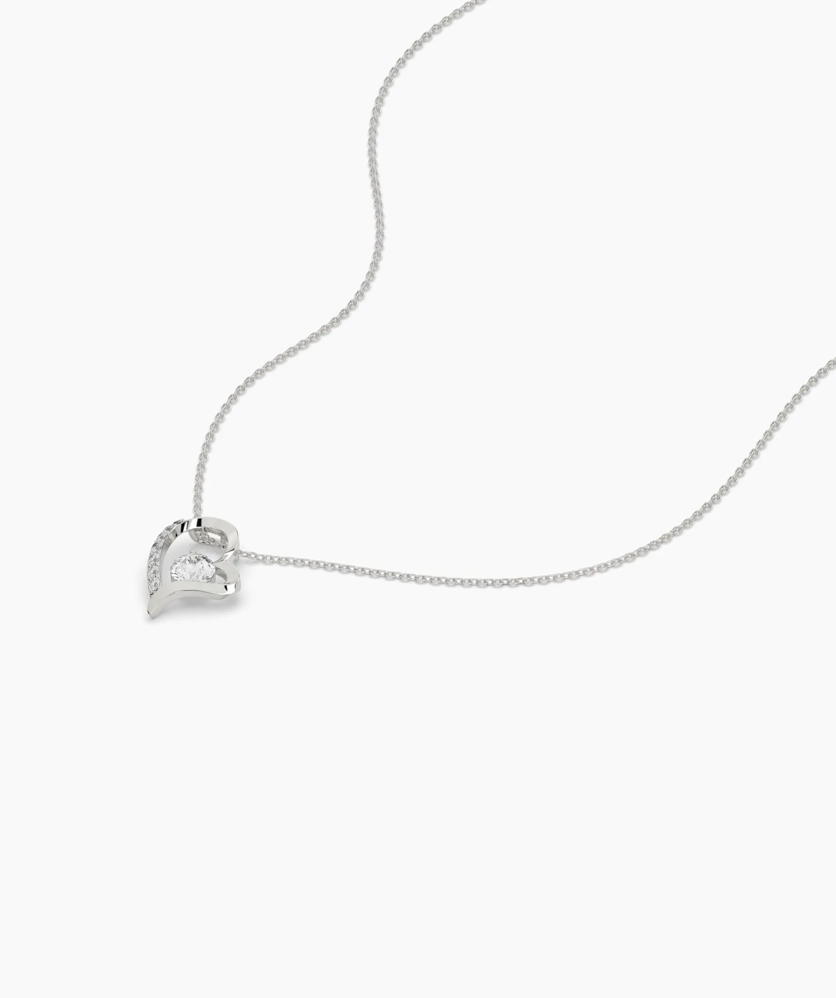 Sparkling Devotion Heart Pendant