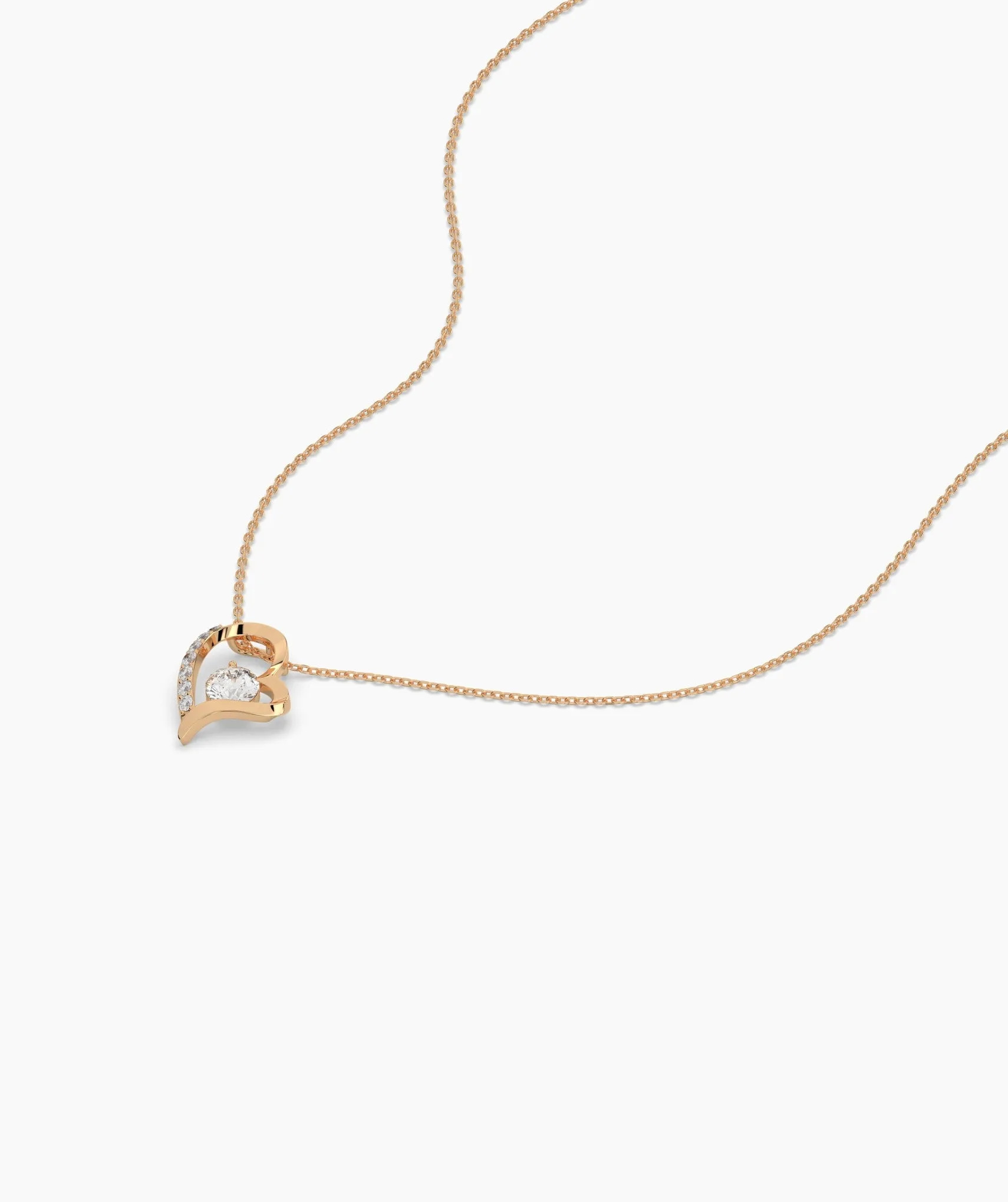 Sparkling Devotion Heart Pendant