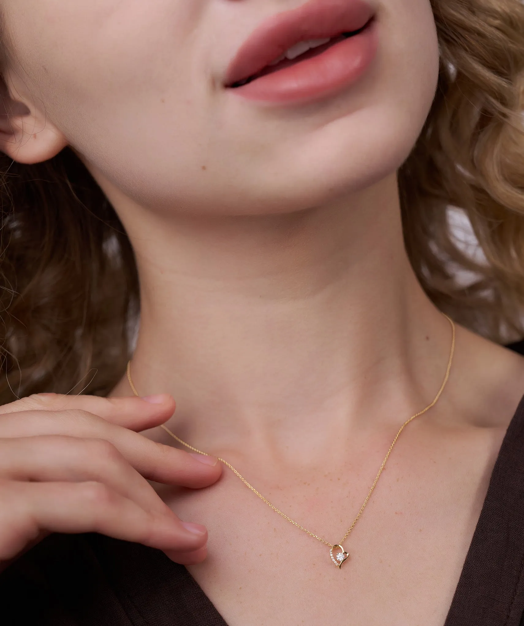 Sparkling Devotion Heart Pendant
