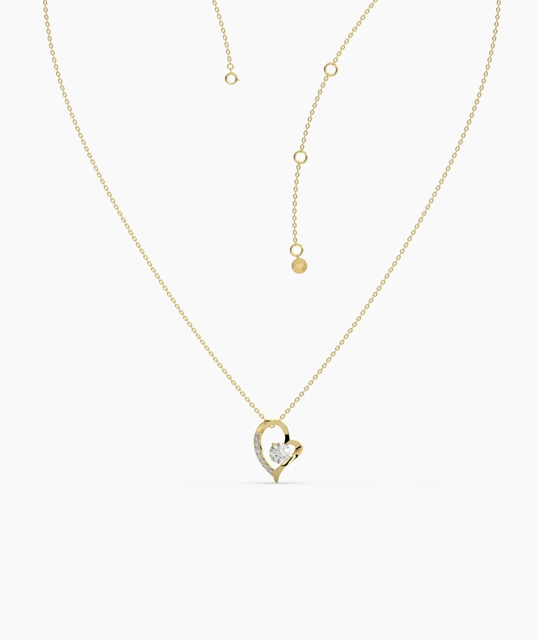 Sparkling Devotion Heart Pendant