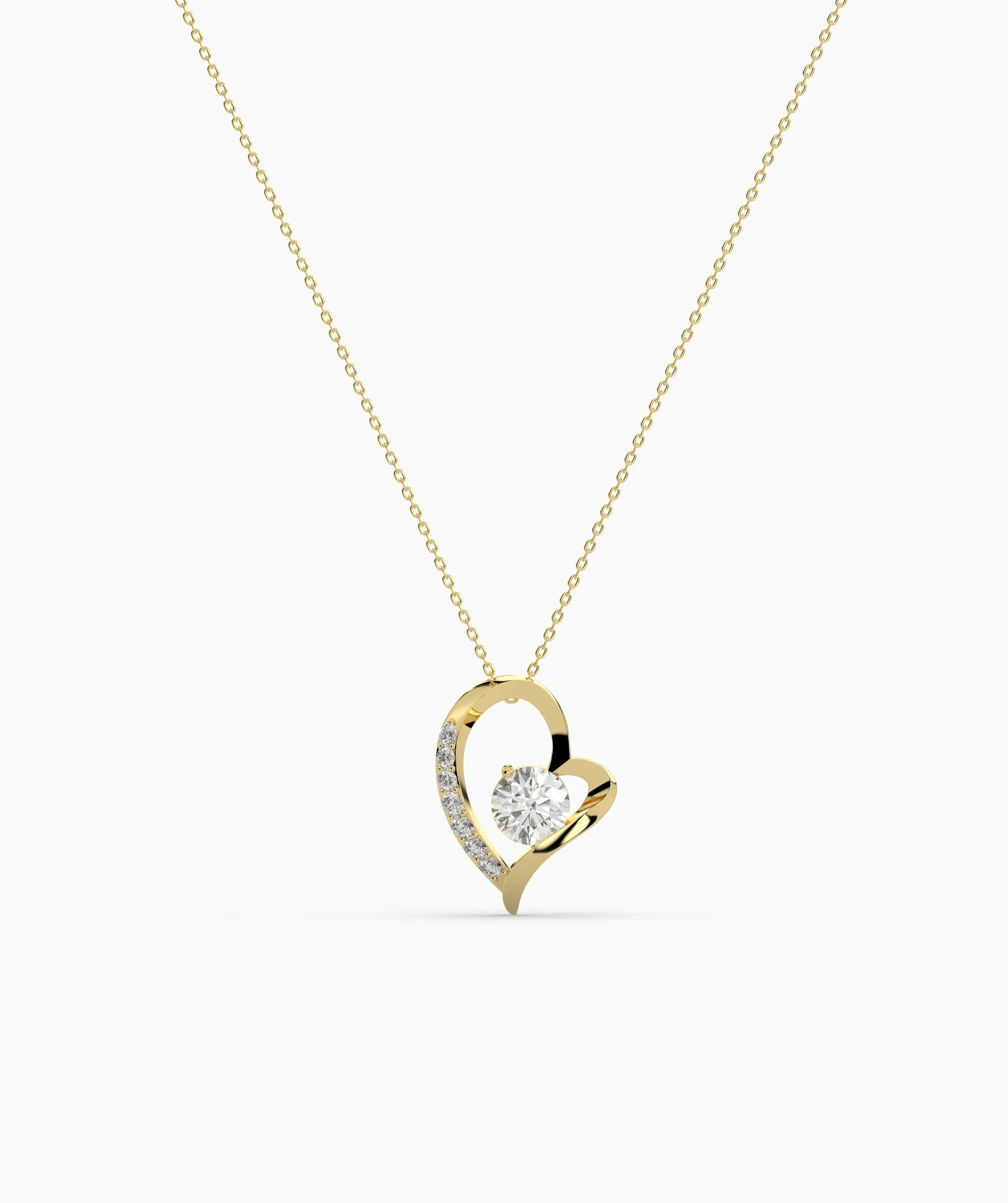 Sparkling Devotion Heart Pendant