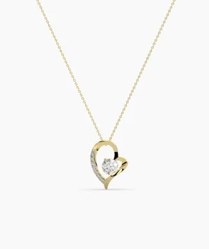 Sparkling Devotion Heart Pendant