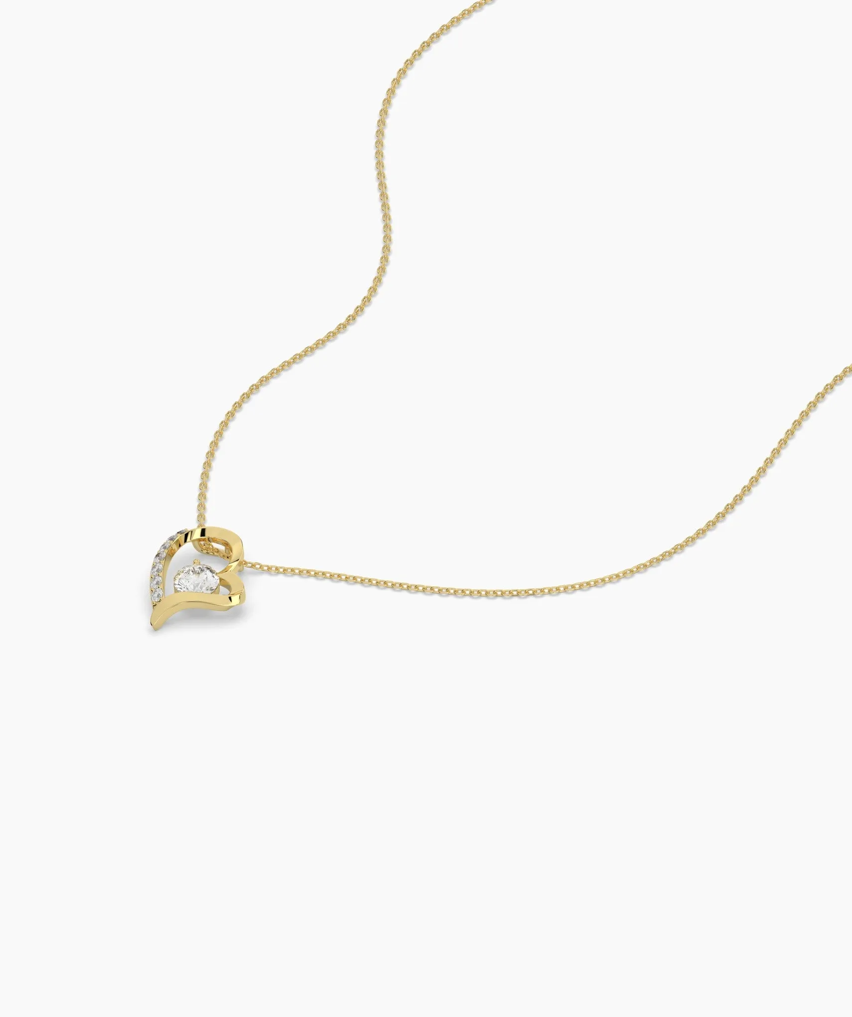Sparkling Devotion Heart Pendant