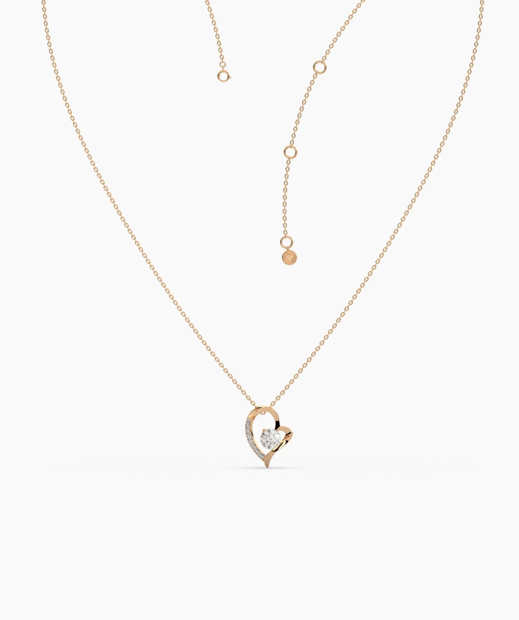 Sparkling Devotion Heart Pendant