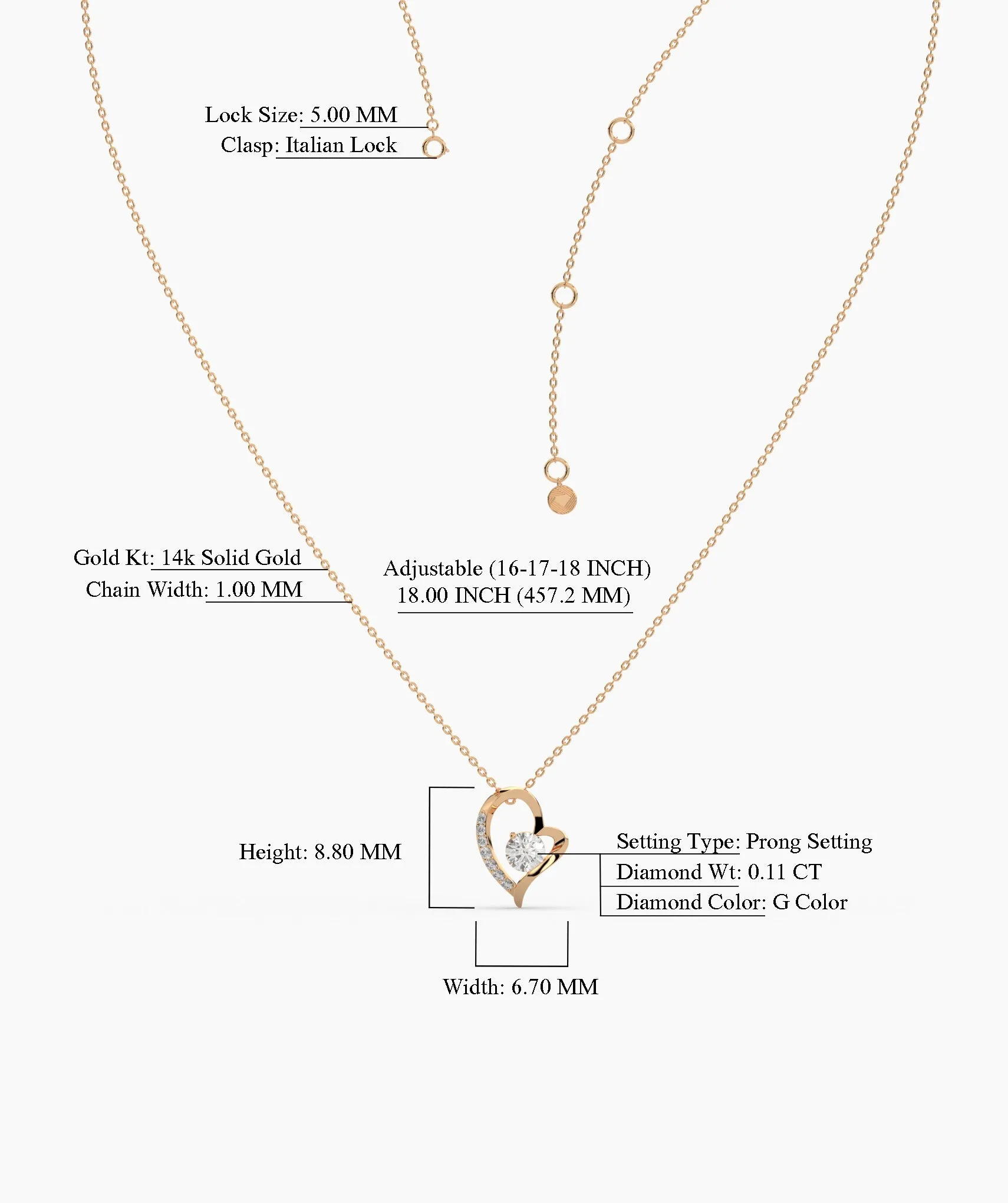 Sparkling Devotion Heart Pendant