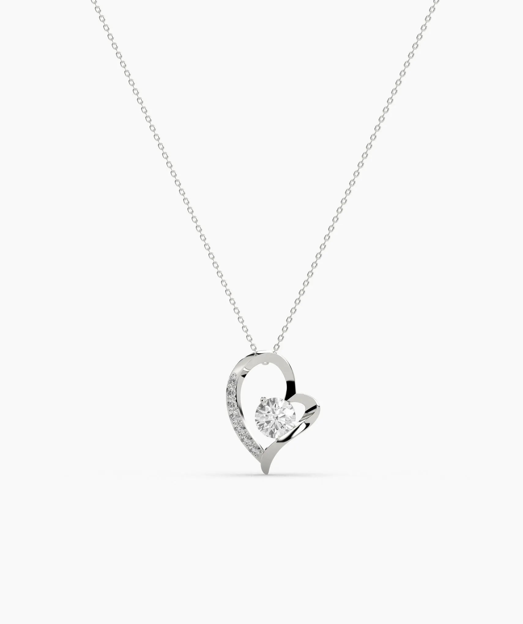 Sparkling Devotion Heart Pendant