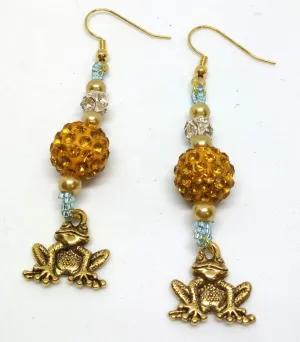 Sparkly Frog Earrings (special order - sold out)