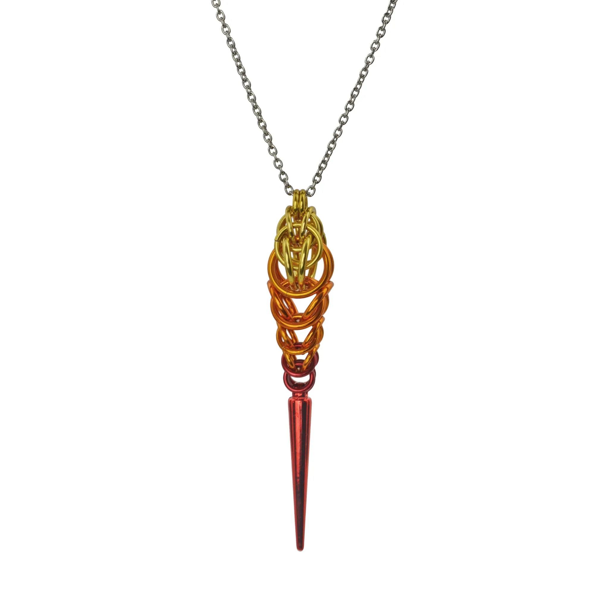 Spike Pendant - Flame