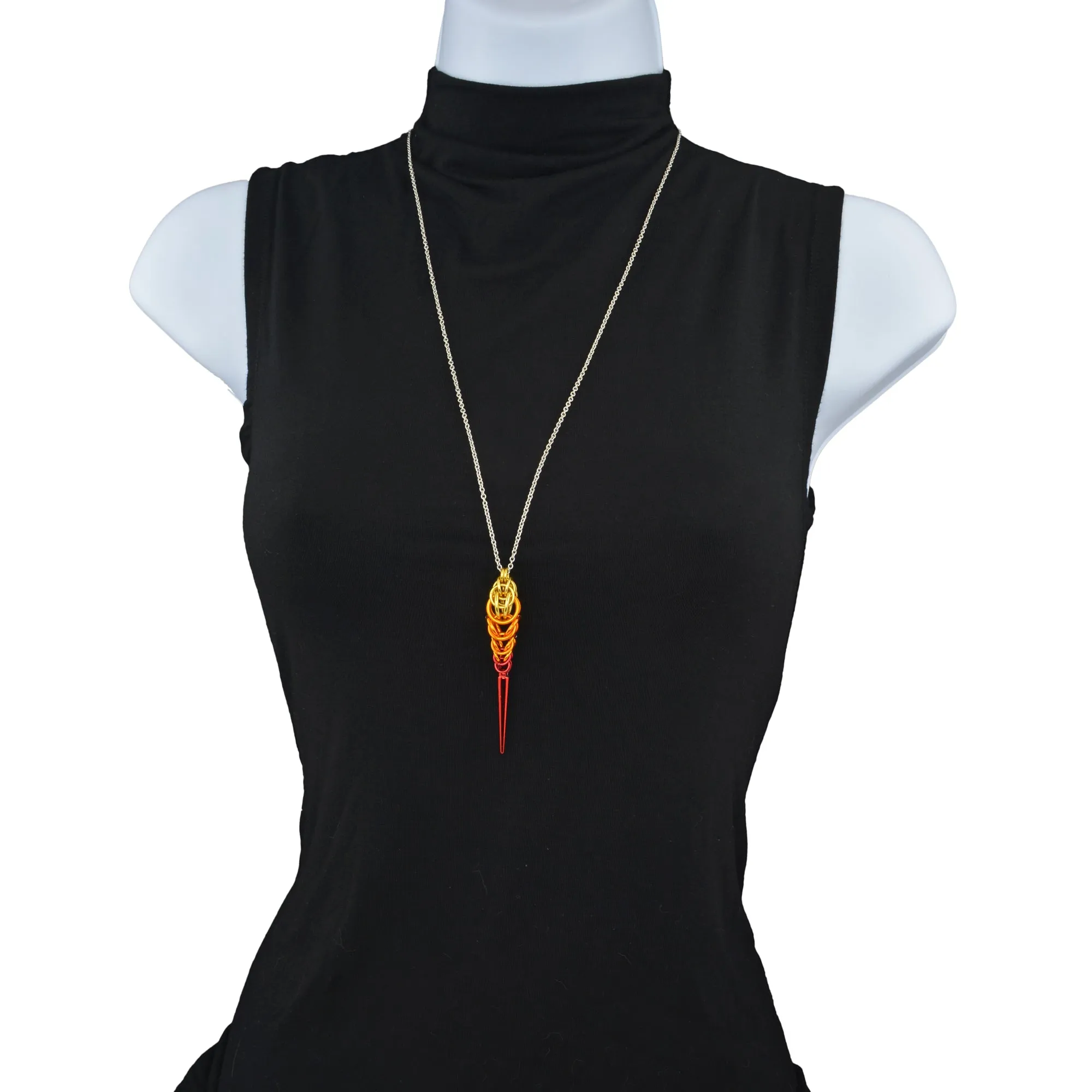Spike Pendant - Flame