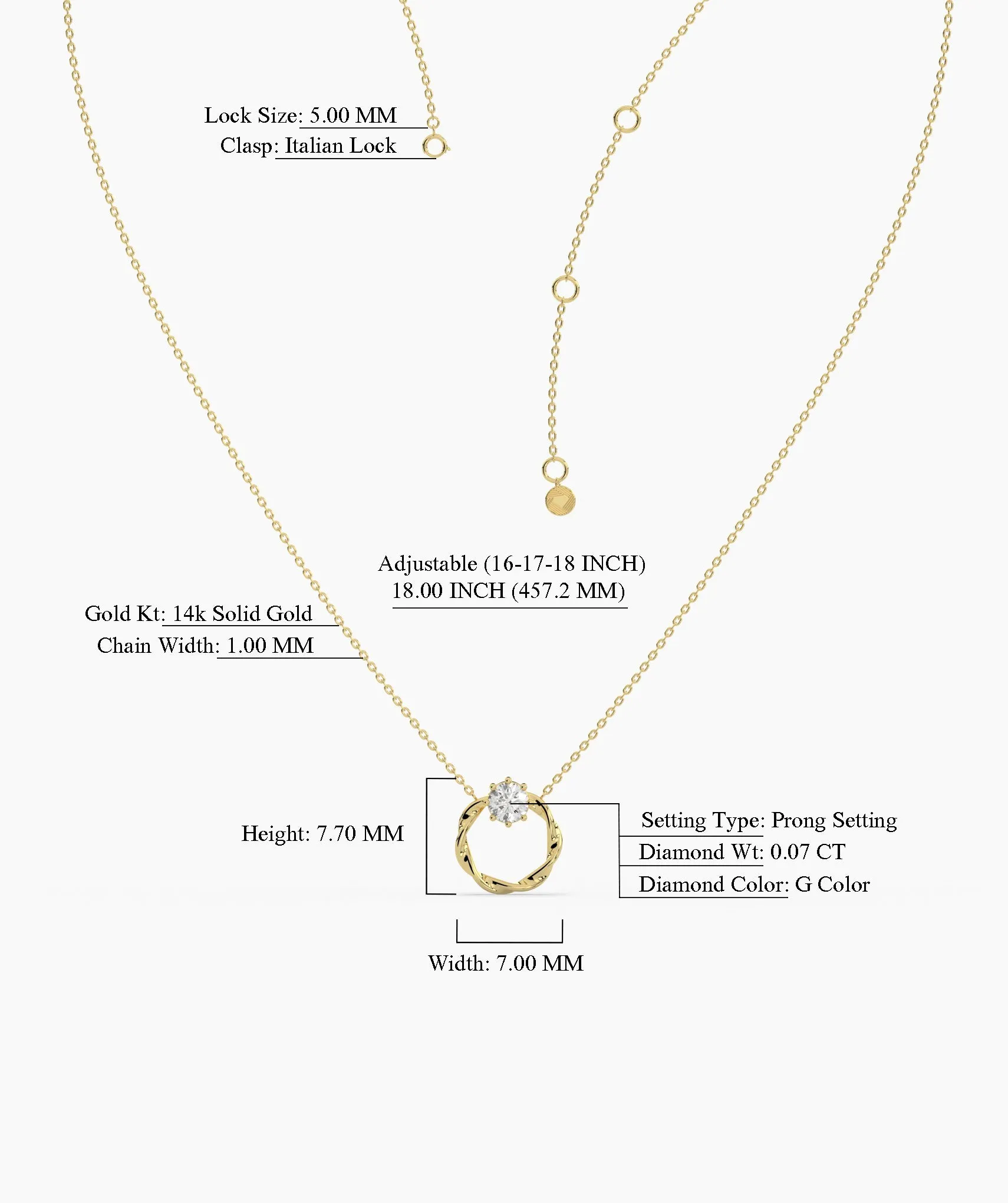 Spiral Radiance Necklace