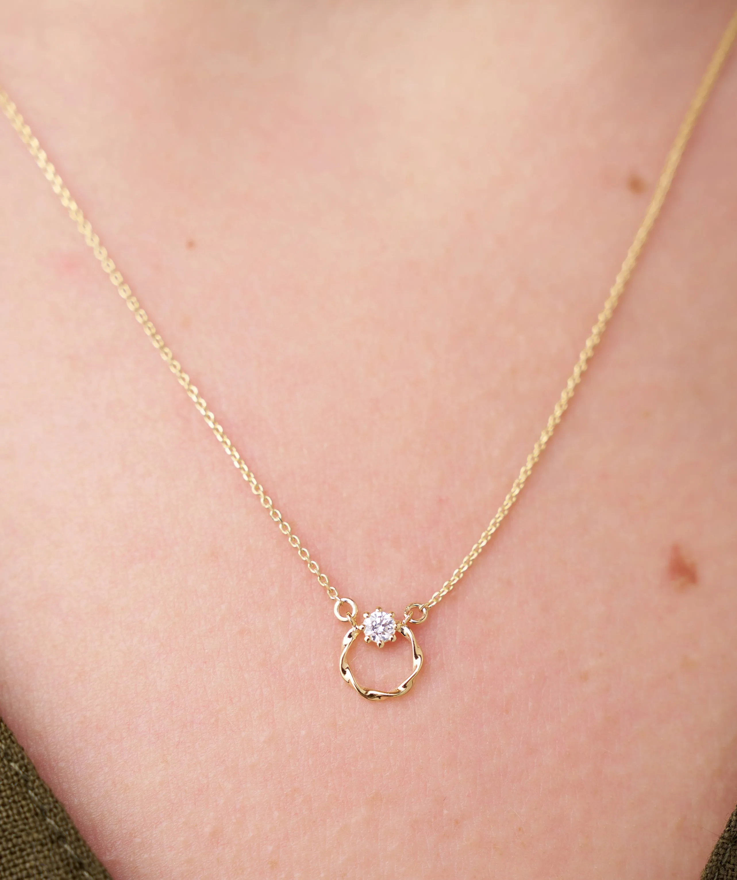 Spiral Radiance Necklace