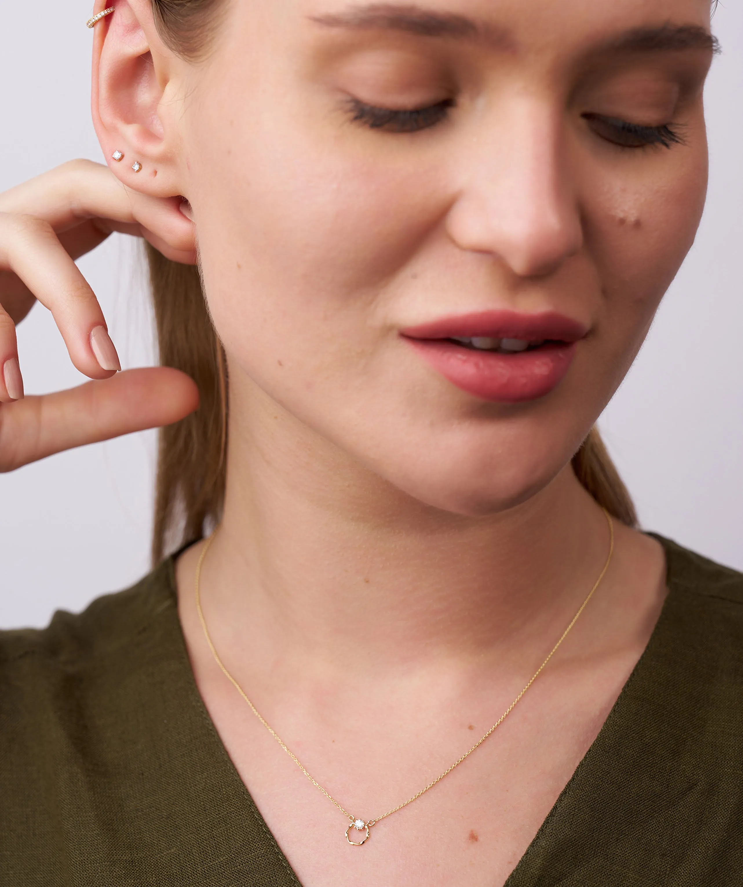 Spiral Radiance Necklace