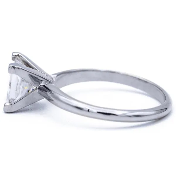 Square Moissanite 4 Prongs FANCY Solitaire Ring