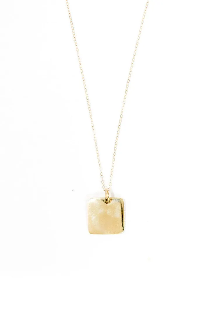 Square Pendant Necklace