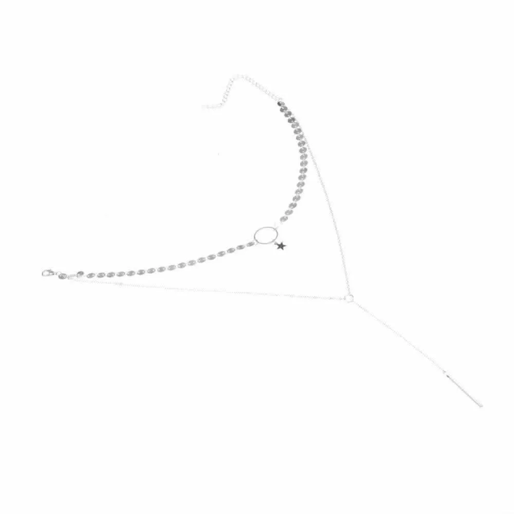 Star Choker Lariat Necklace