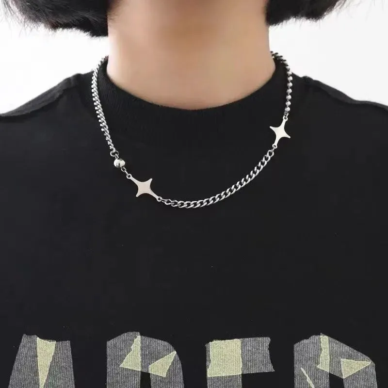 Star Hollow Choker Necklace