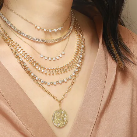 STARGAZER DIAMOND MEDALLION