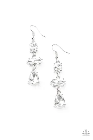 Starlet Twinkle White Earring