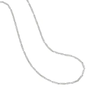Sterling Silver 1.2mm Raso Chain 18"