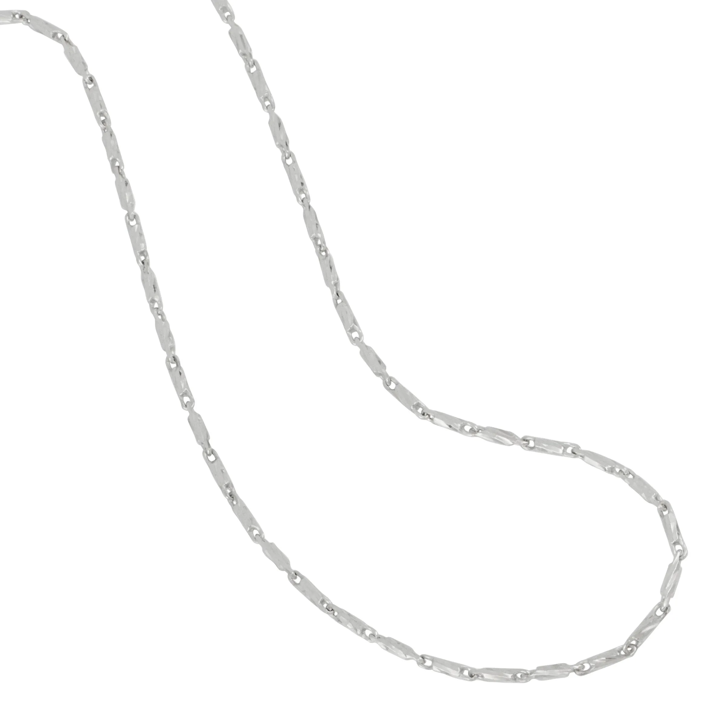 Sterling Silver 1.2mm Raso Chain 18"