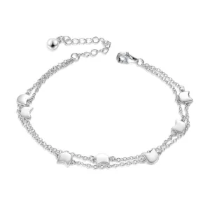 Sterling Silver Cat Charm Bracelet | Cat Bracelet