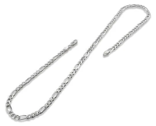 Sterling Silver Figaro Chain 5.1mm
