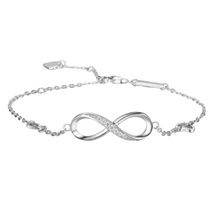 Sterling Silver Infinity Bracelet