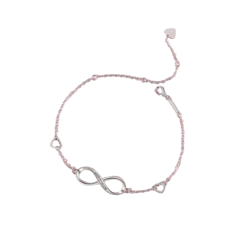 Sterling Silver Infinity Bracelet