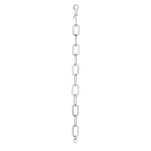 Sterling Silver Italian Link Paperclip Chain