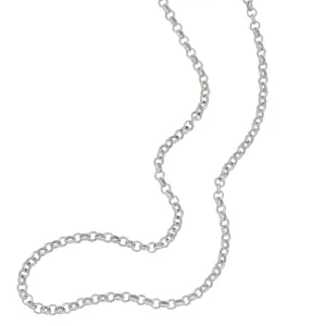 Sterling Silver Rhodium 18" 1.9mm Rolo Chain