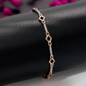 Stylish 925 Sterling Sliver Link Chain Bracelet