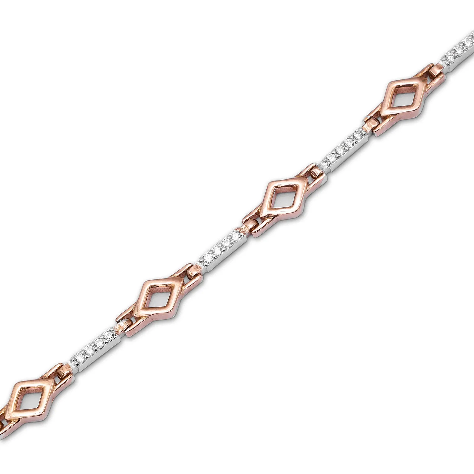 Stylish 925 Sterling Sliver Link Chain Bracelet