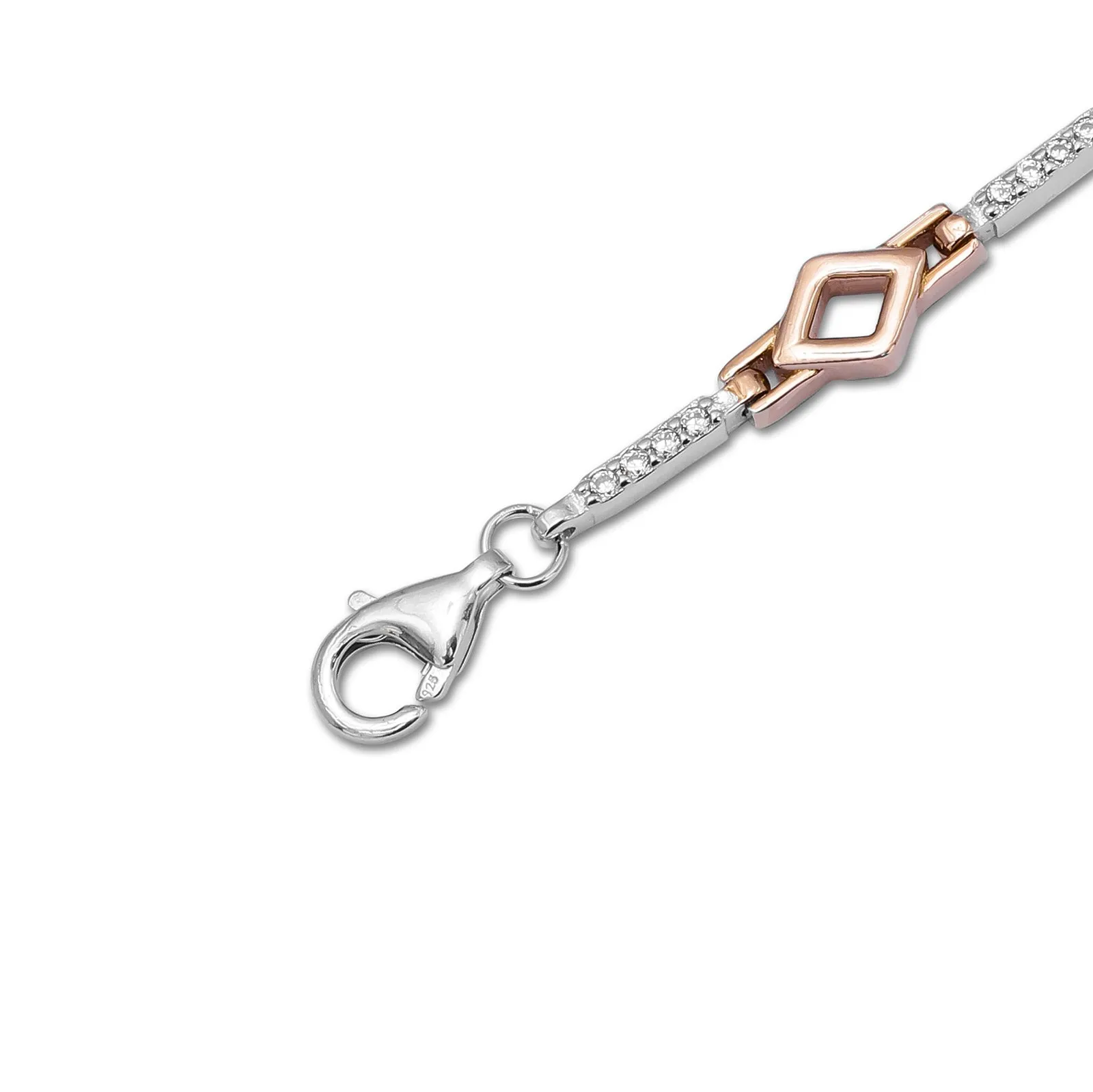 Stylish 925 Sterling Sliver Link Chain Bracelet