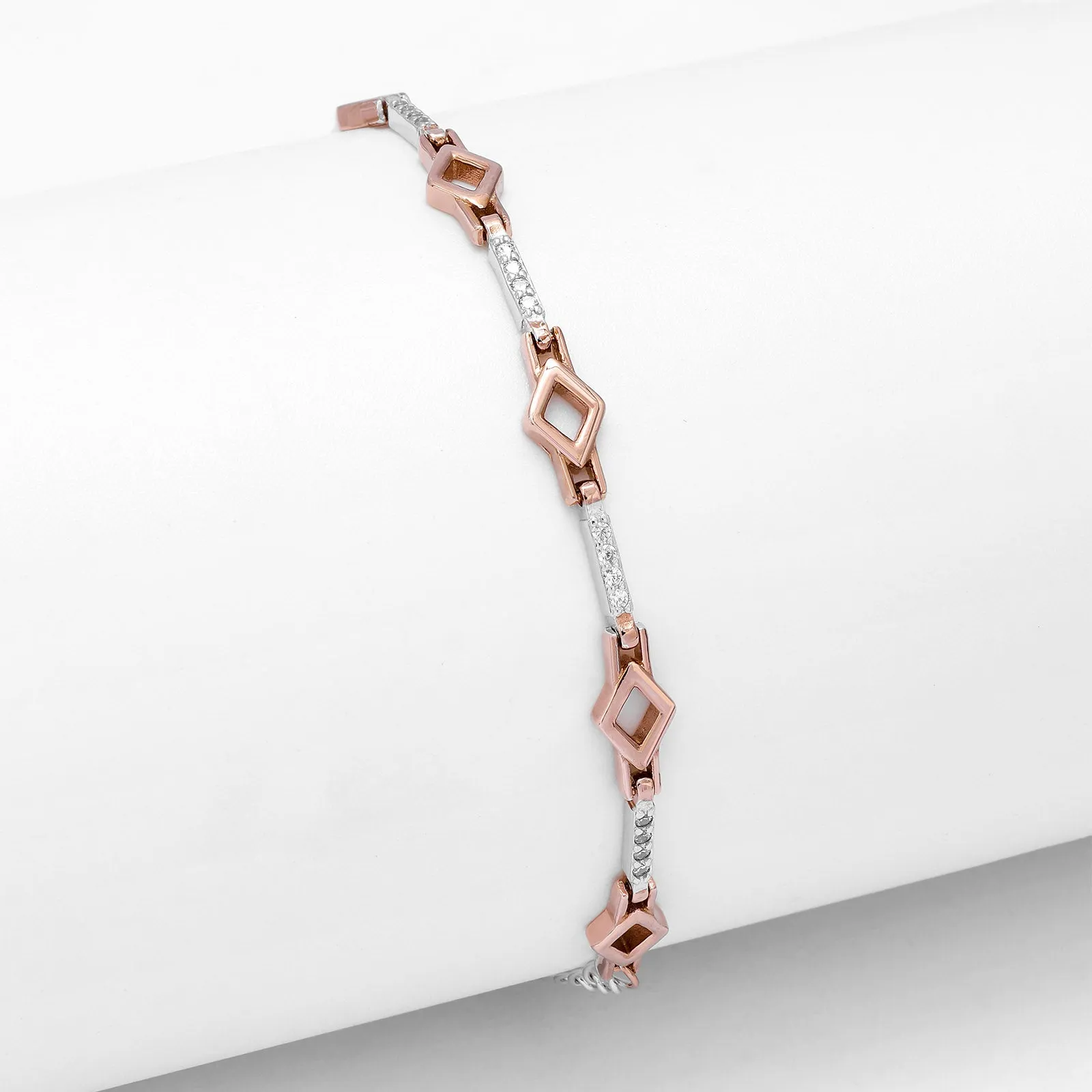 Stylish 925 Sterling Sliver Link Chain Bracelet
