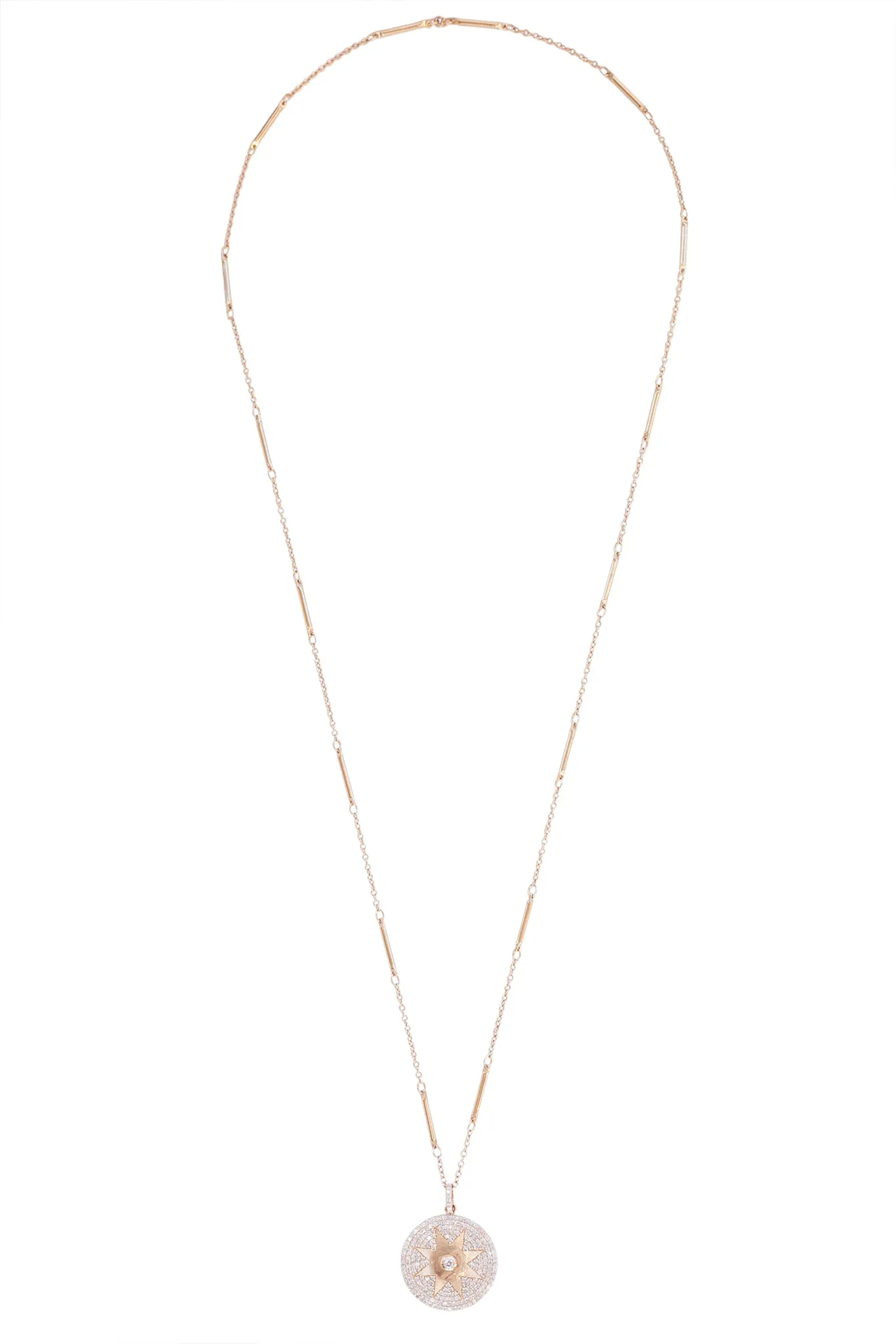 Sundial CZ Necklace