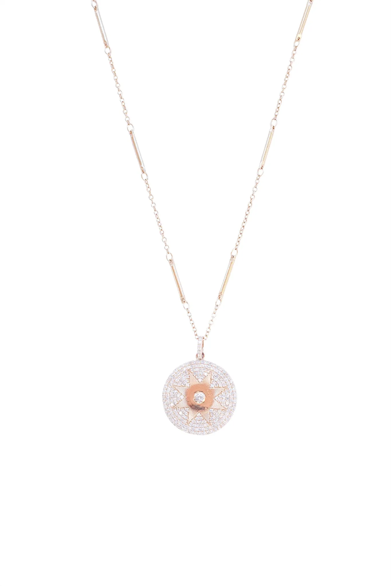 Sundial CZ Necklace