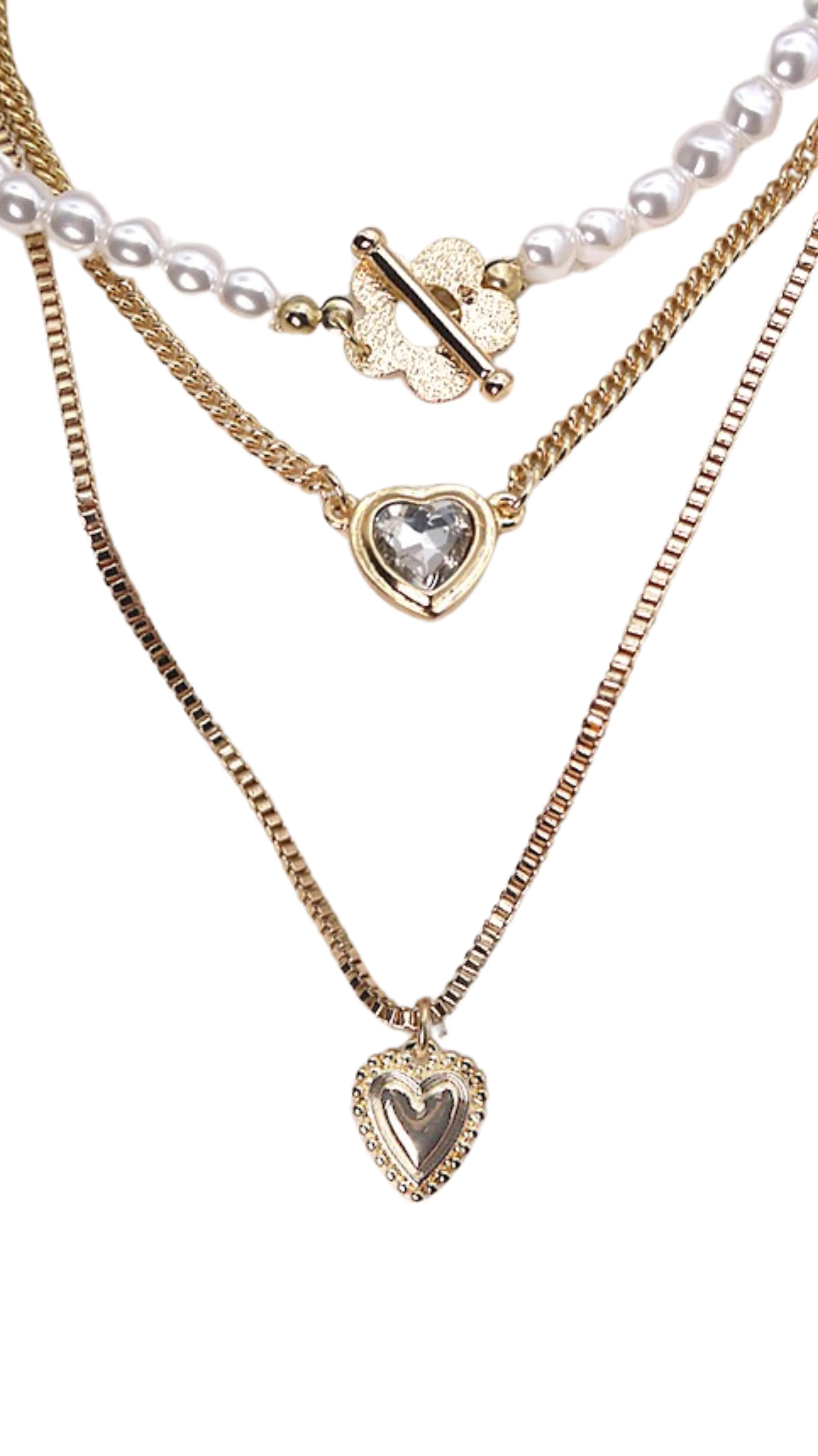 Sweetheart Layered Necklace