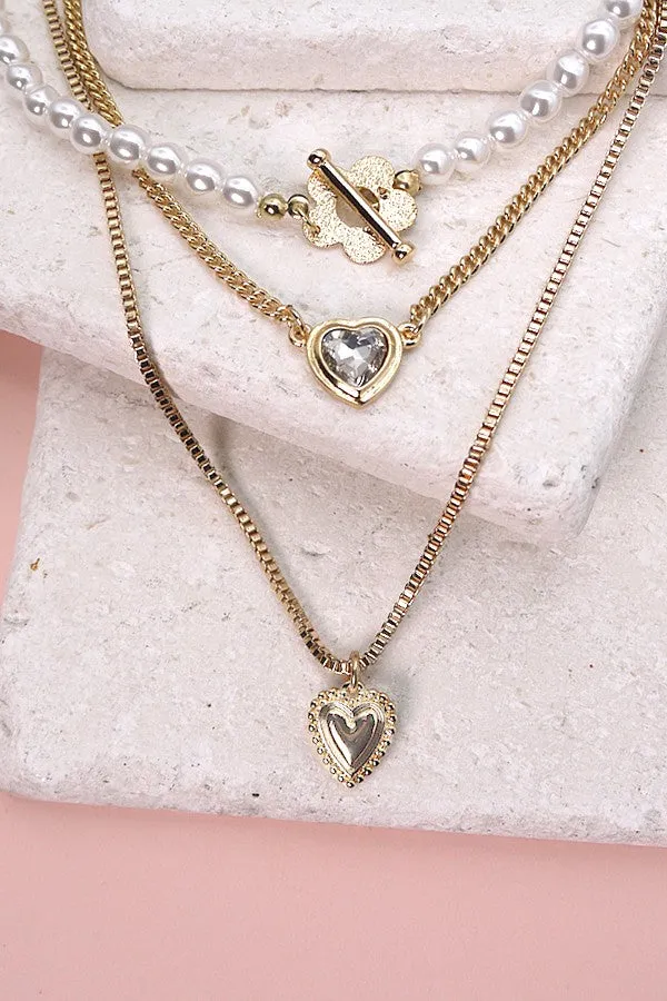 Sweetheart Layered Necklace