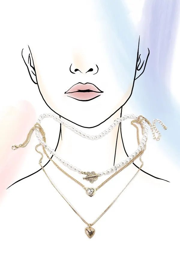 Sweetheart Layered Necklace