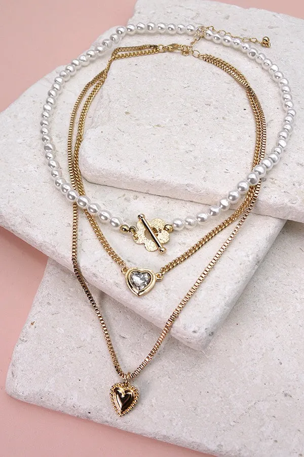 Sweetheart Layered Necklace